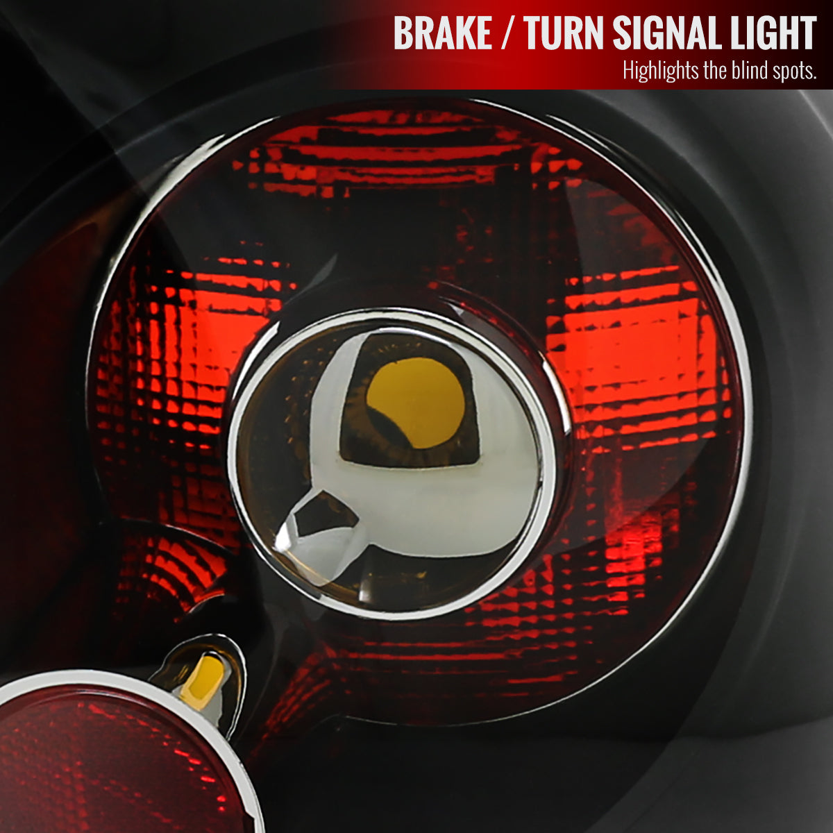 2006-2009 Volkswagen Golf GTI Mk5/Rabbit/R32 Tail Lights (Matte Black Housing/Clear Lens)