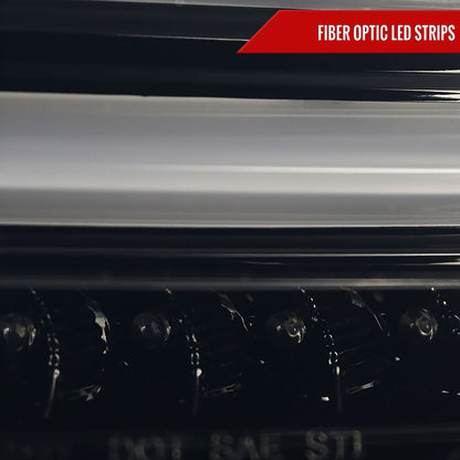 2015-2017 Volkswagen Golf/GTI LED Tail Lights (Glossy Black Housing/Smoked Lens)