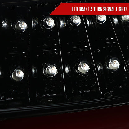 2015-2017 Volkswagen GTI/Golf LED Tail Lights (Jet Black Housing/Clear Lens)