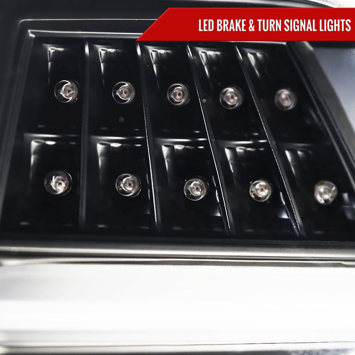 2015-2017 Volkswagen GTI/Golf LED Tail Lights (Matte Black Housing/Clear Lens)