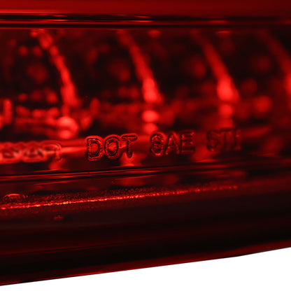 2015-2017 Volkswagen Golf/GTI LED Tail Lights (Chrome Housing/Red Lens)