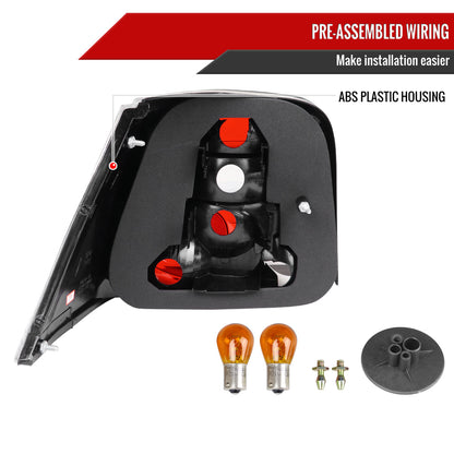 1999-2006 Volkswagen Golf Mk4/GTI/R32 Tail Lights (Chrome Housing/Smoked Lens)