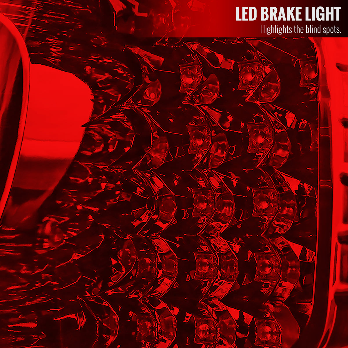 1998-2005 Lexus GS300/GS400/GS430 LED Tail Lights (Chrome Housing/Red Clear Lens)