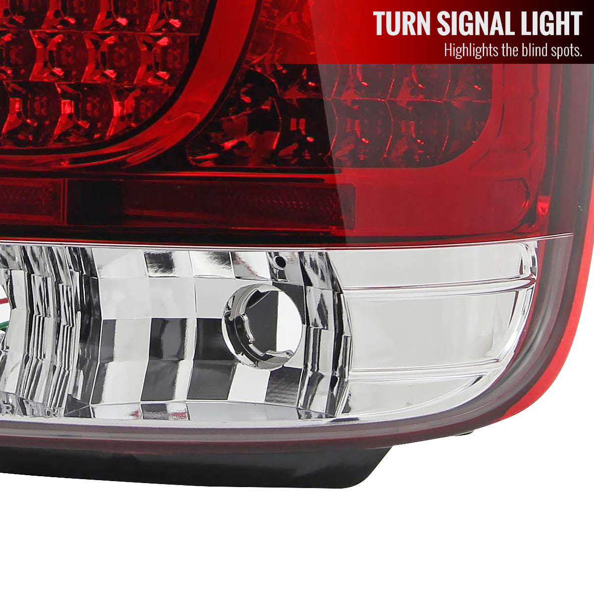 1998-2005 Lexus GS300/GS400/GS430 LED Tail Lights (Chrome Housing/Red Clear Lens)