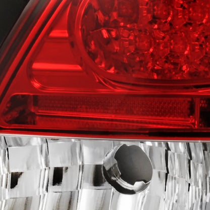 1998-2005 Lexus GS300/GS400/GS430 LED Tail Lights (Chrome Housing/Red Clear Lens)