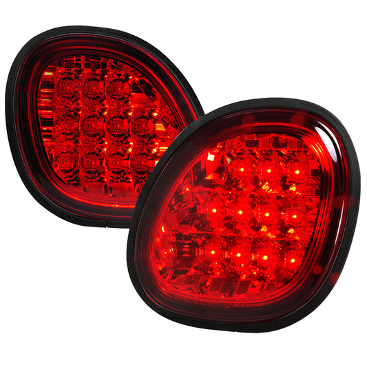 1998-2005 Lexus GS300/GS400/GS430 LED Trunk Lights (Chrome Housing/Red Lens)