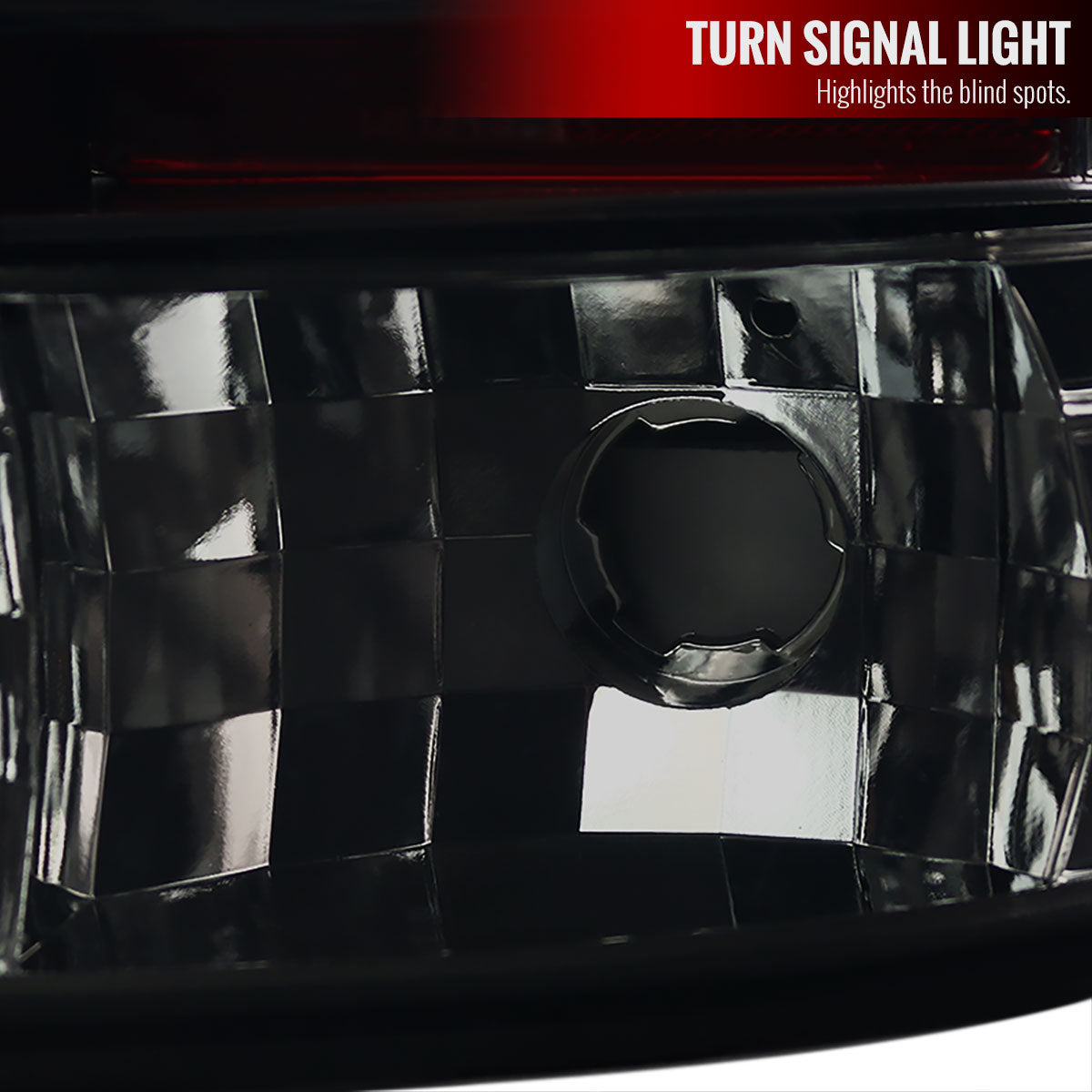 1998-2005 Lexus GS300/GS400/GS430 LED Tail Lights & Trunk Lights (Chrome Housing/Red Smoked Lens)