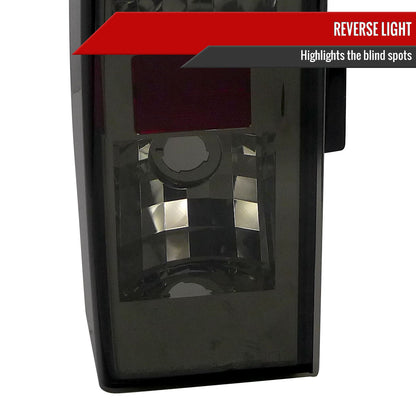 2005-2010 Hummer H3 Tail Lights (Chrome Housing/Smoked Lens)
