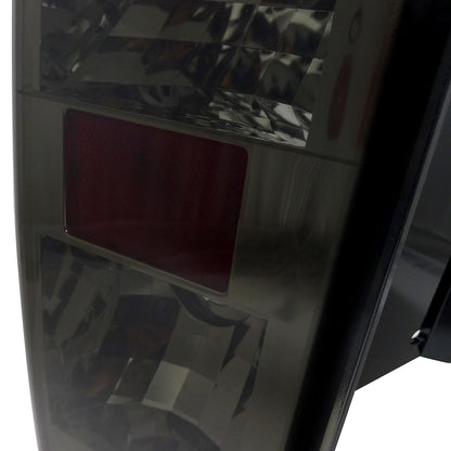 2005-2010 Hummer H3 Tail Lights (Chrome Housing/Smoked Lens)