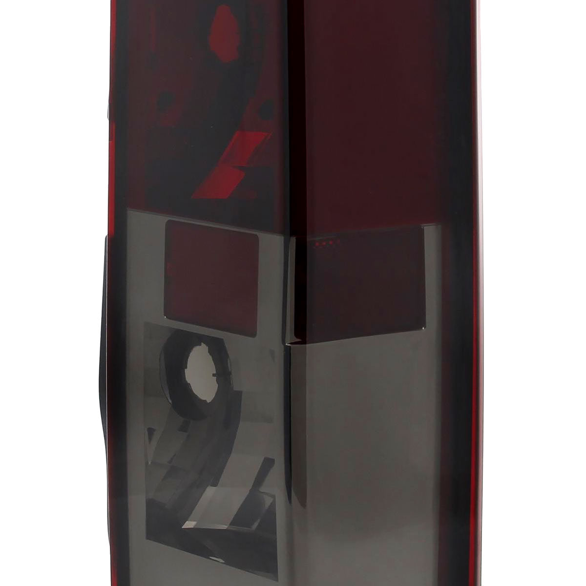 2005-2010 Hummer H3 Tail Lights (Chrome Housing/Red Smoked Lens)