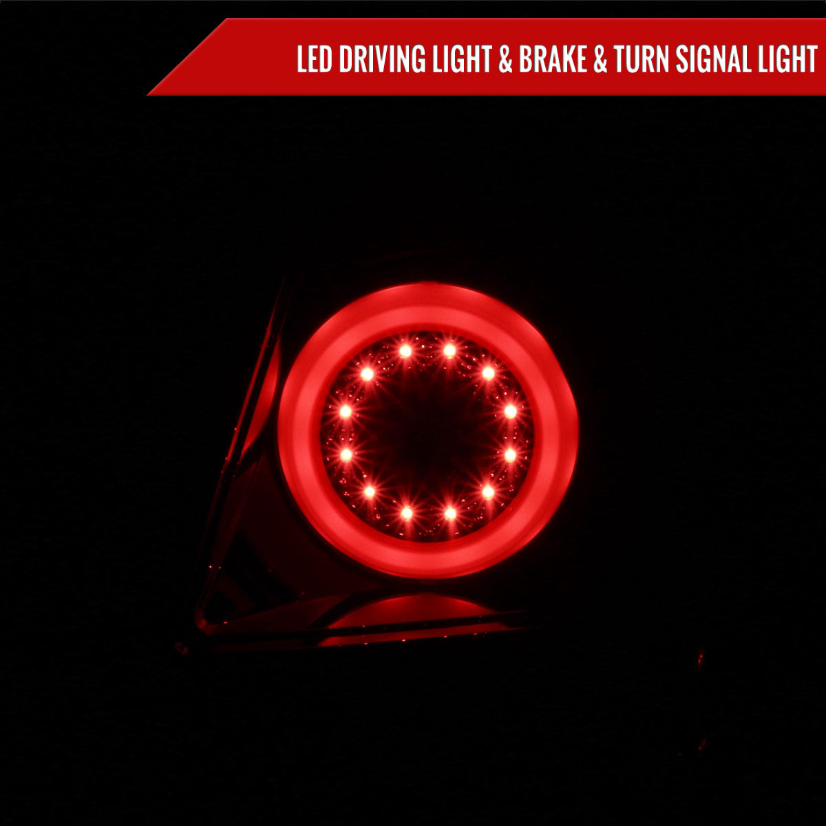 2006-2013 Chevrolet Impala/ 2014-2016 Impala Limited LED Tail Lights (Glossy Black Housing/Smoked Lens)