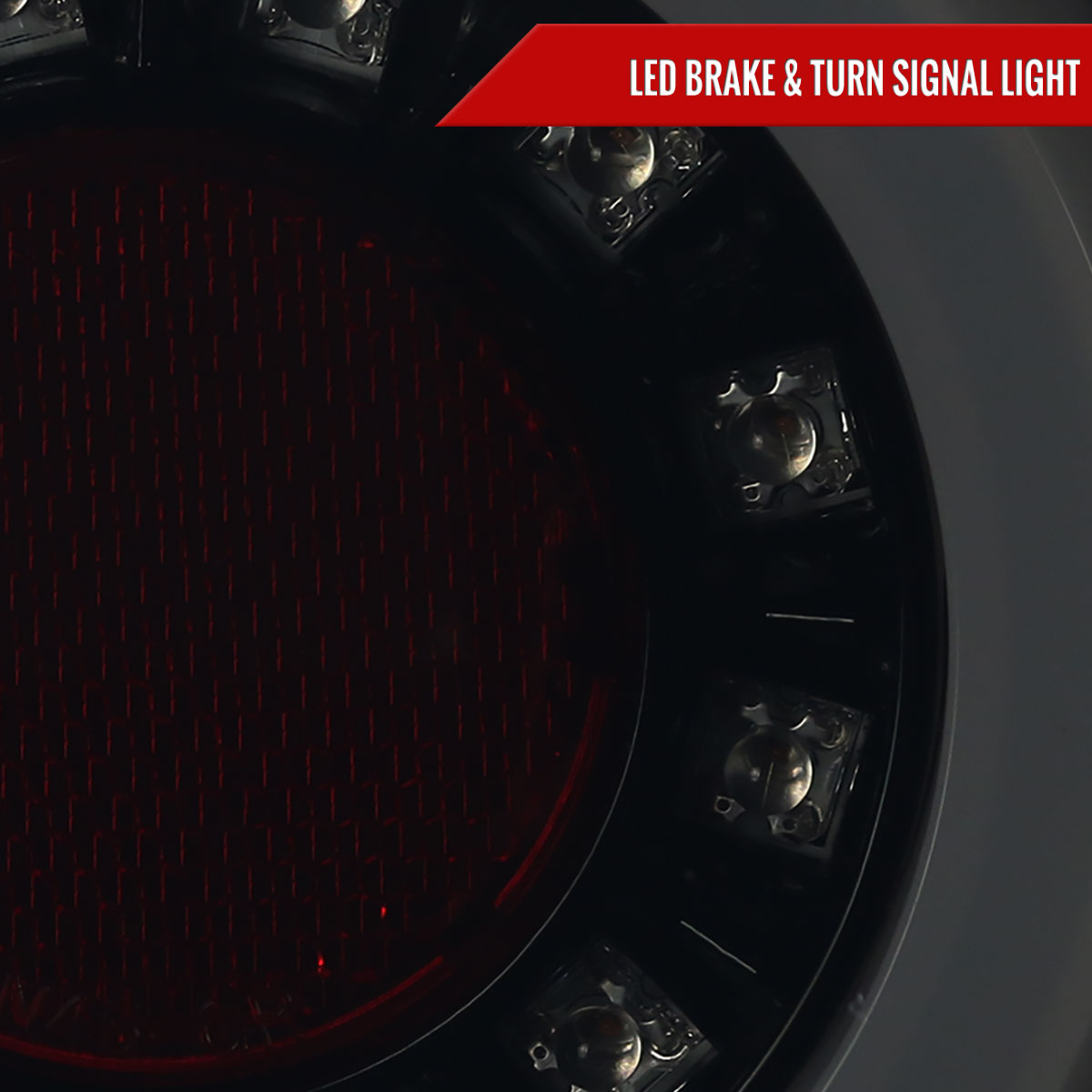 2006-2013 Chevrolet Impala/ 2014-2016 Impala Limited LED Tail Lights (Glossy Black Housing/Smoked Lens)