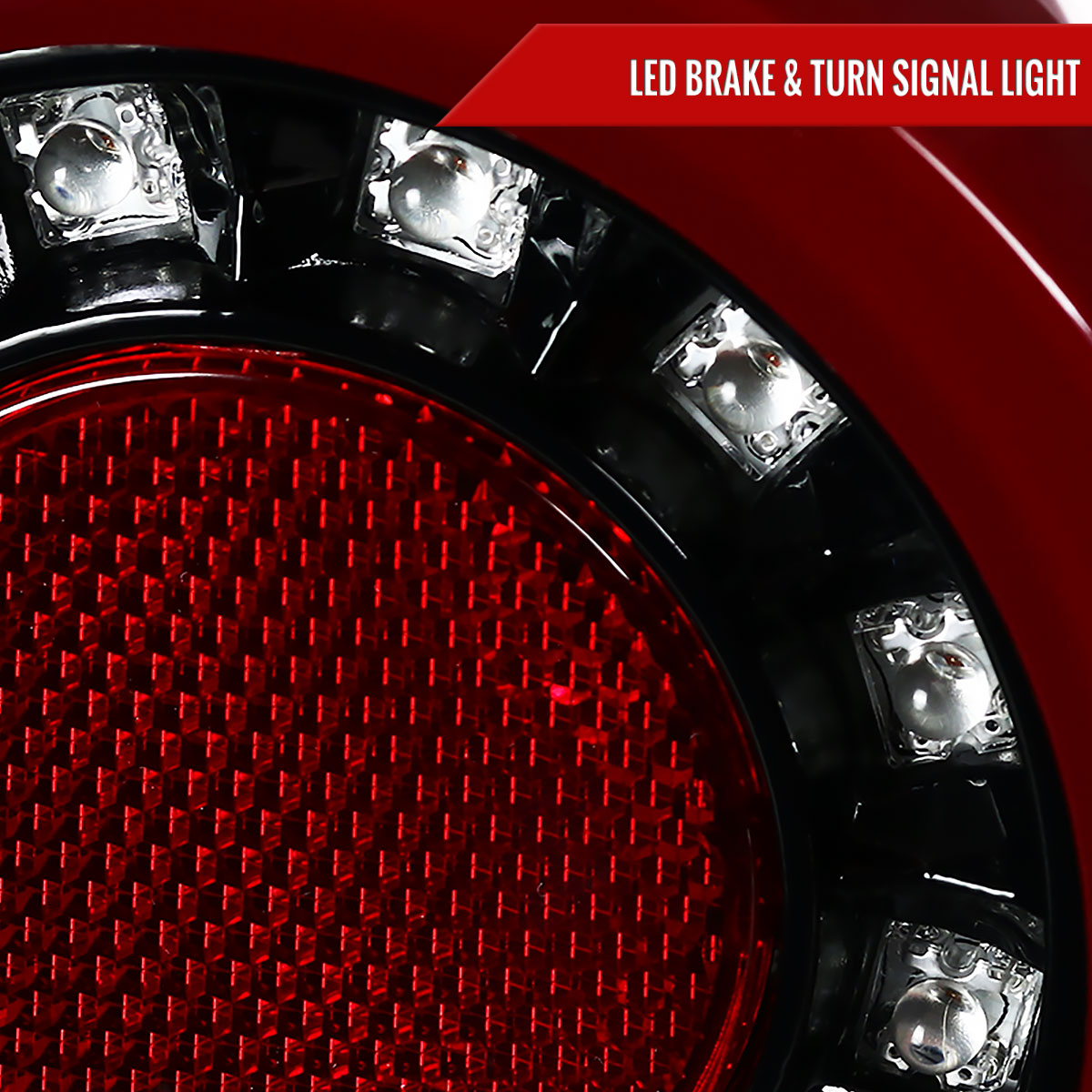 2006-2013 Chevrolet Impala/ 2014-2016 Impala Limited LED Tail Lights (Jet Black Housing/Clear Lens)