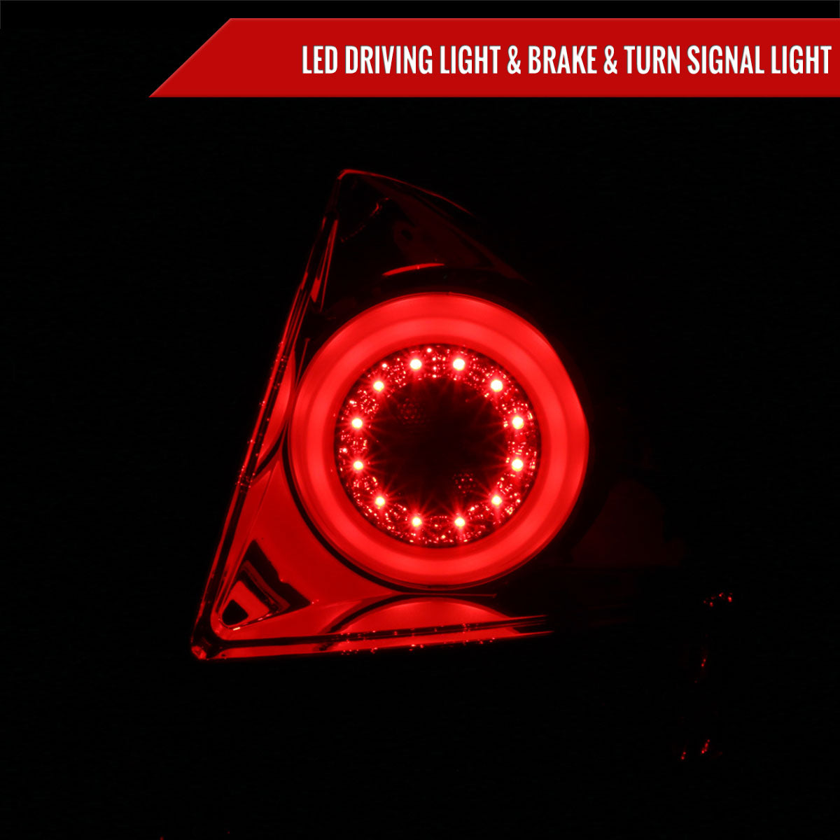 2006-2013 Chevrolet Impala/ 2014-2016 Impala Limited LED Tail Lights (Chrome Housing/Smoked Lens)