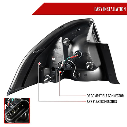 2006-2013 Chevrolet Impala/ 2014-2016 Impala Limited LED Tail Lights (Chrome Housing/Smoked Lens)