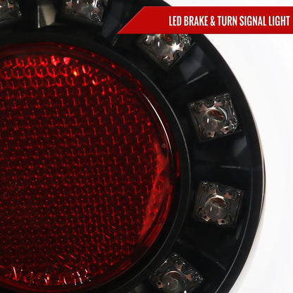 2006-2013 Chevrolet Impala/ 2014-2016 Impala Limited LED Tail Lights (Matte Black Housing/Clear Lens)