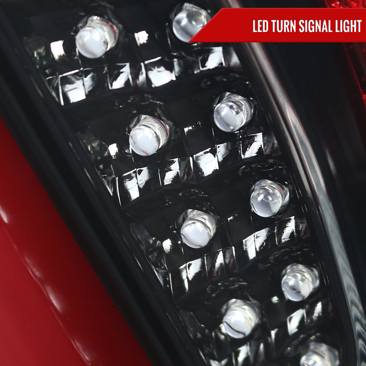 2006-2008 Lexus IS250/IS350 LED Tail Lights & Trunk Lights (Jet Black Housing/Clear Lens)