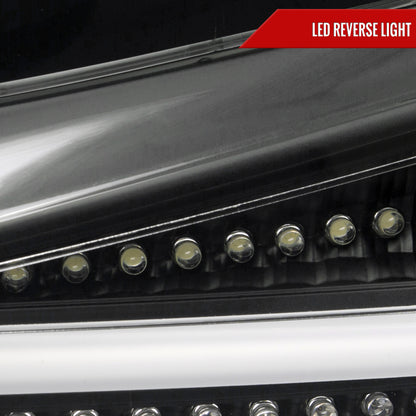 2006-2008 Lexus IS250/IS350 LED Tail and Trunk Lights (Matte Black Housing/Clear Lens)