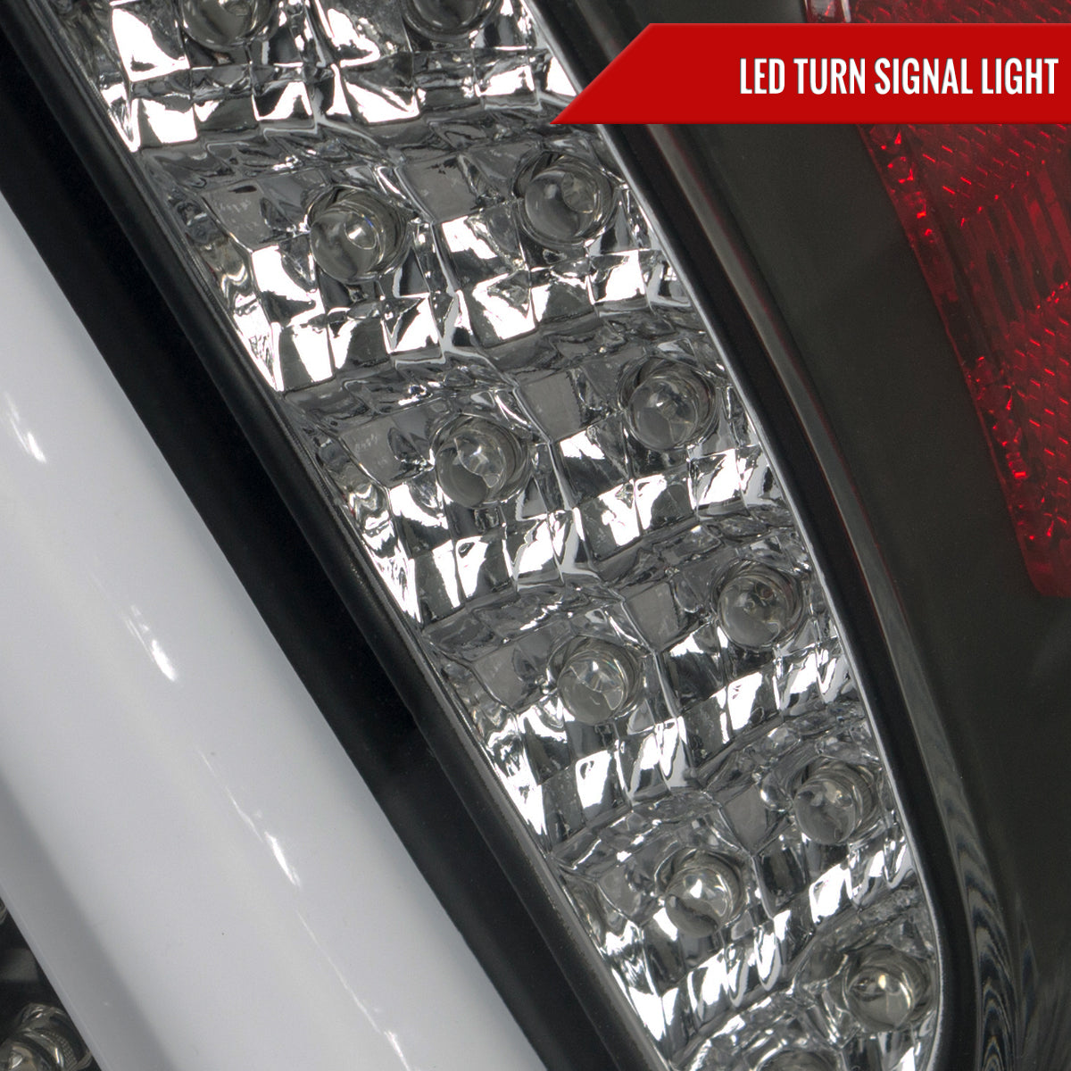 2006-2008 Lexus IS250/IS350 LED Tail and Trunk Lights (Matte Black Housing/Clear Lens)