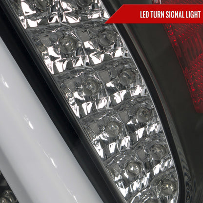 2006-2008 Lexus IS250/IS350 LED Tail and Trunk Lights (Matte Black Housing/Clear Lens)