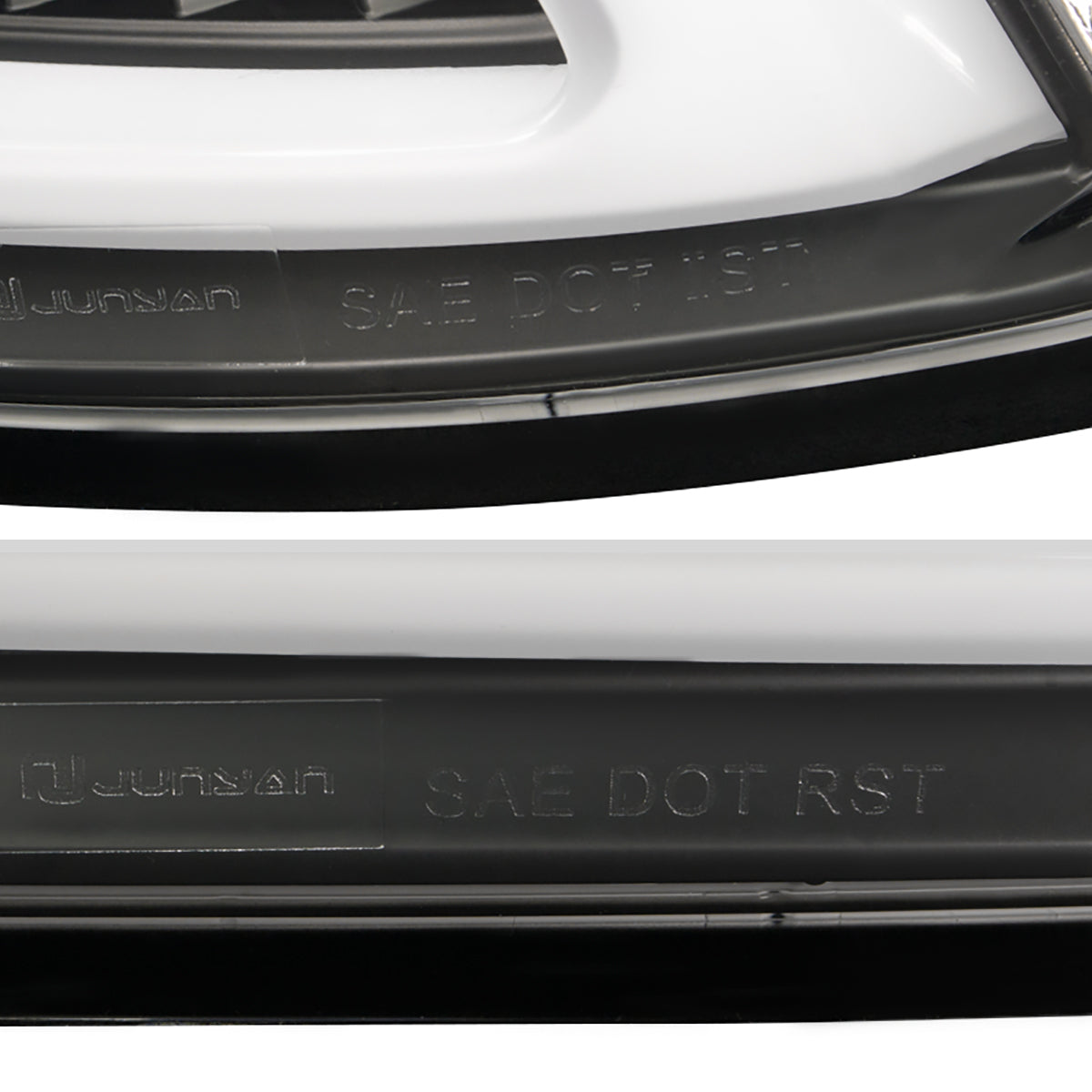2006-2008 Lexus IS250/IS350 LED Tail and Trunk Lights (Matte Black Housing/Clear Lens)