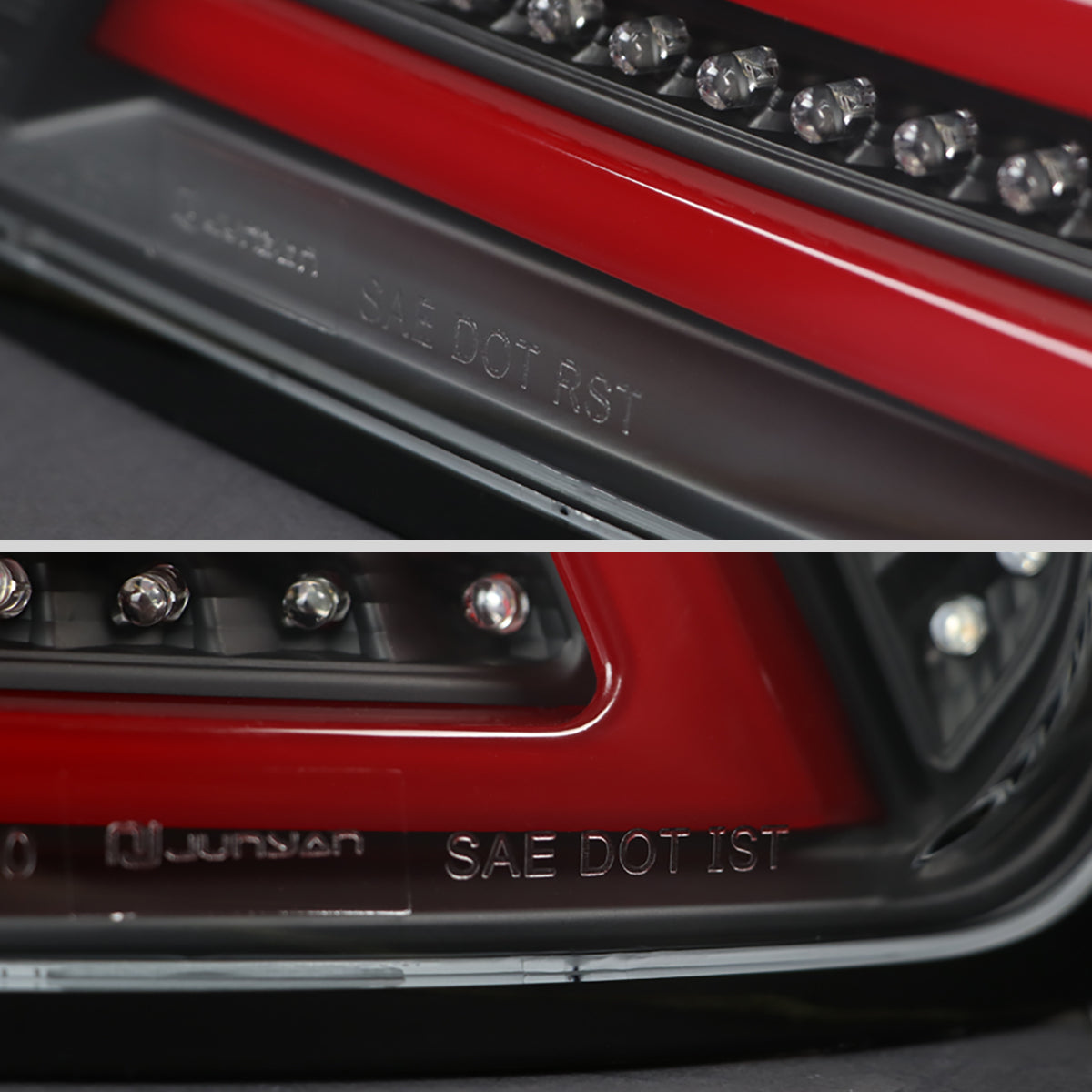 2006-2008 Lexus IS250/IS350 LED Tail Lights & Trunk Lights (Black Housing/Clear Lens)