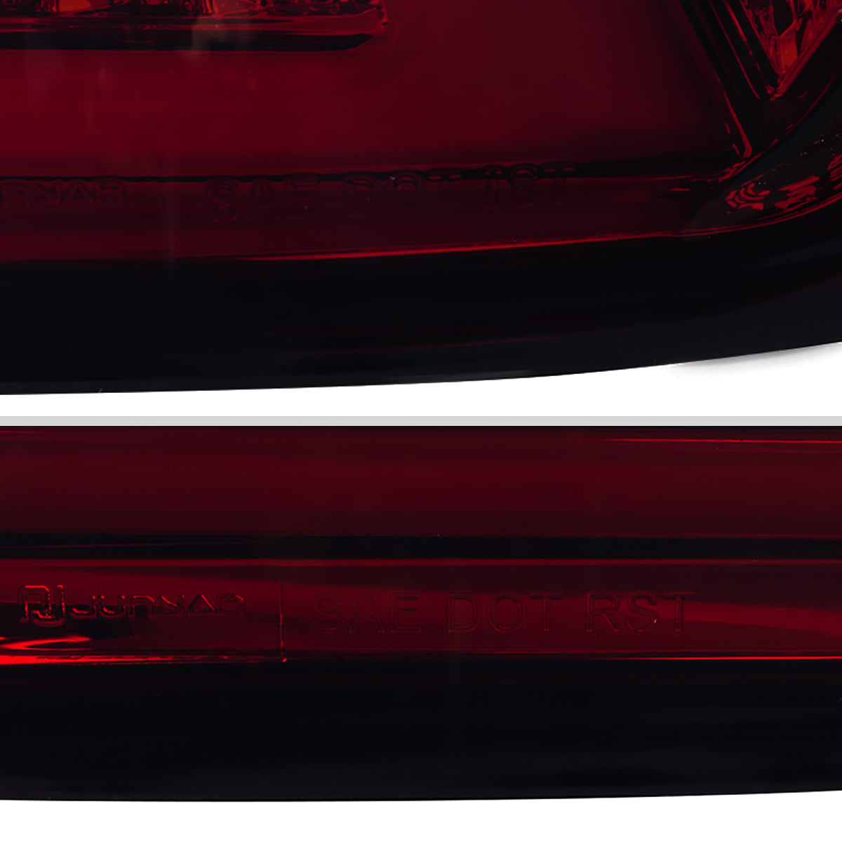 2006-2008 Lexus IS250/IS350 LED Tail Lights & Trunk Lights (Chrome Housing/Red Smoked Lens)