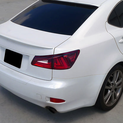 2006-2008 Lexus IS250/IS350 LED Tail Lights & Trunk Lights (Chrome Housing/Red Lens)
