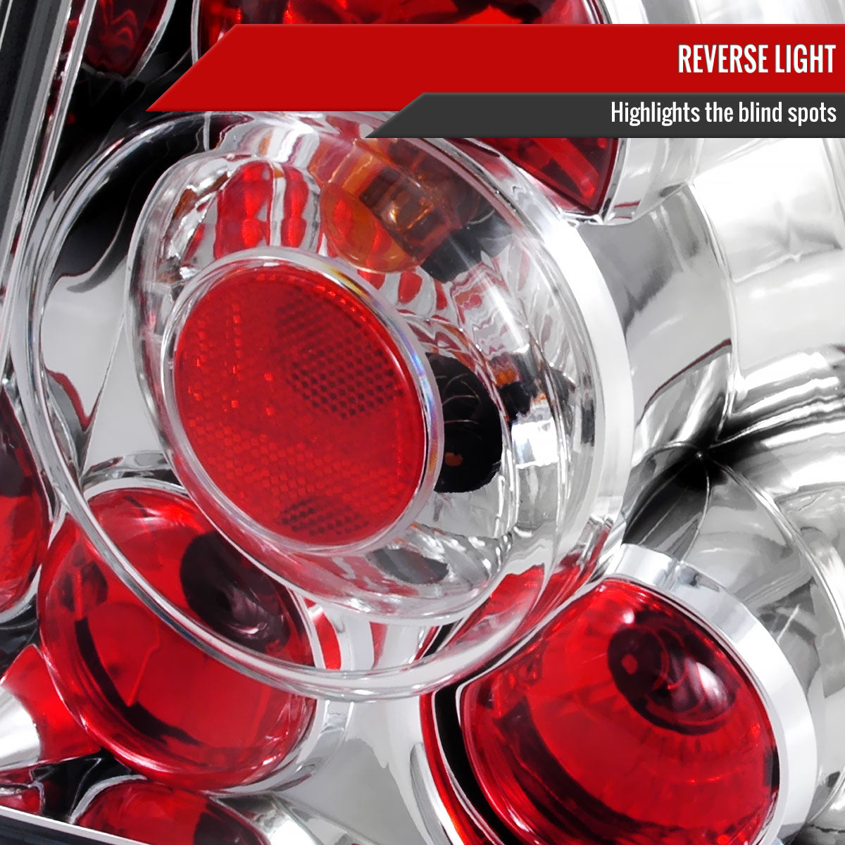 1999-2005 Volkswagen Jetta/Bora Mk4 Sedan Tail Lights (Chrome Housing/Clear Lens)