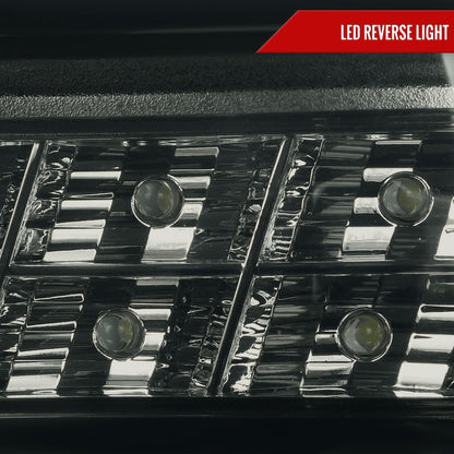 2007-2009 Lexus LS460 LED Tail Lights + Trunk Lights (Chrome Housing/Smoked Lens)
