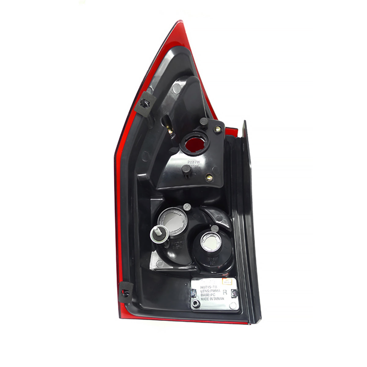 2005-2008 Dodge Magnum Tail Lights (Matte Black Housing/Red Clear Lens)