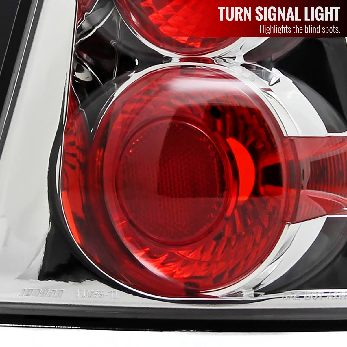 2004-2007 Chevrolet Malibu Tail Lights (Chrome Housing/Clear Lens)