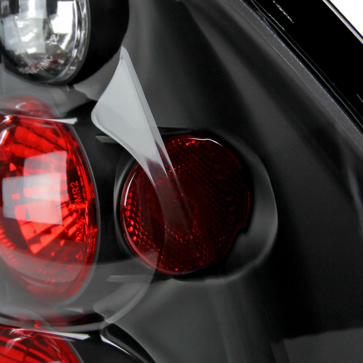 2004-2007 Chevrolet Malibu Tail Lights (Matte Black Housing/Clear Lens)