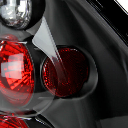 2004-2007 Chevrolet Malibu Tail Lights (Matte Black Housing/Clear Lens)