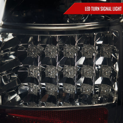 2005-2006 Mini Cooper S LED Tail Lights (Chrome Housing/Smoked Lens)