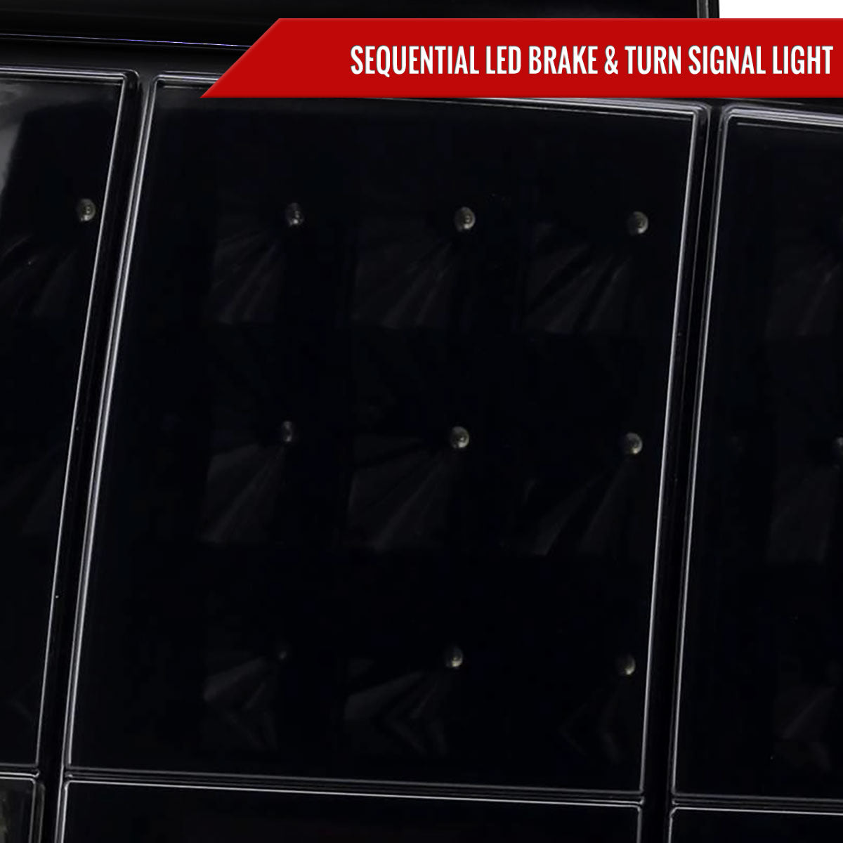 2005-2009 Ford Mustang Sequential LED Tail Lights (Glossy Black Housing/Smoked Lens)