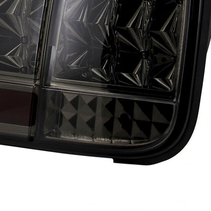 2005-2009 Ford Mustang Sequential LED Tail Lights (Chrome Housing/Smoked Lens)