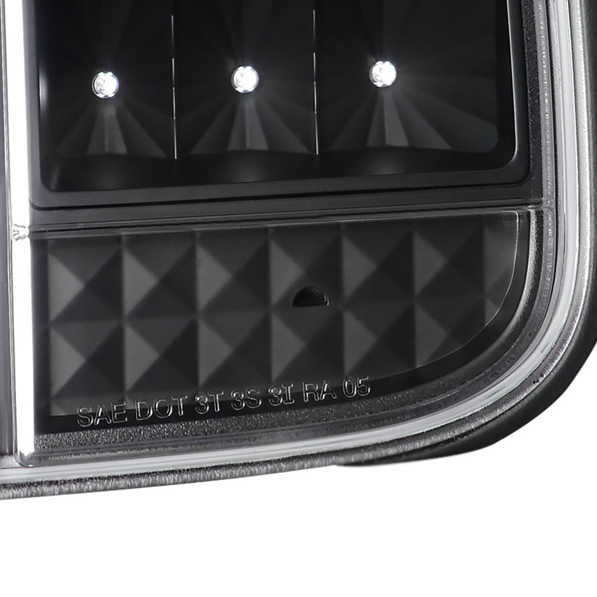 2005-2009 Ford Mustang Sequential LED Tail Lights (Matte Black Housing/Clear Lens)