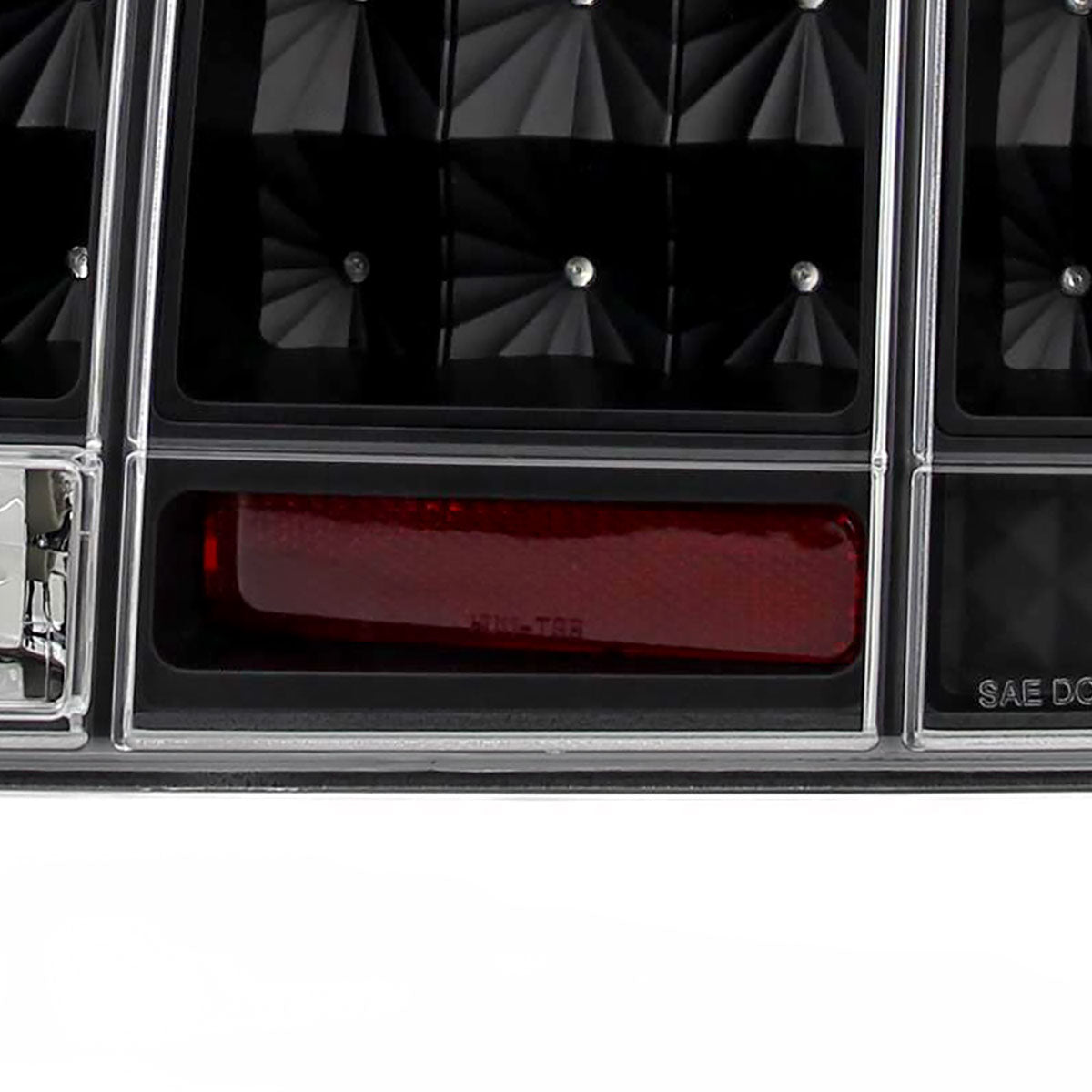 2005-2009 Ford Mustang Sequential LED Tail Lights (Matte Black Housing/Clear Lens)