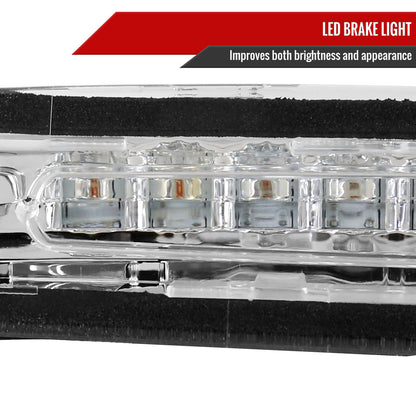 2005-2009 Ford Mustang LED 3rd Brake Light (Chrome Housing/Clear Lens)
