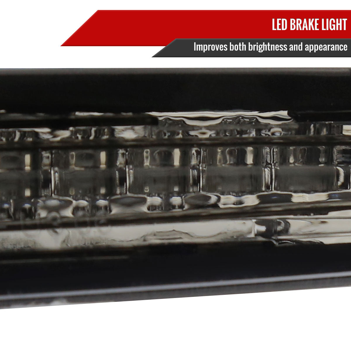 2005-2009 Ford Mustang LED 3rd Brake Tail Light (Chrome Housing/Smoked Lens)
