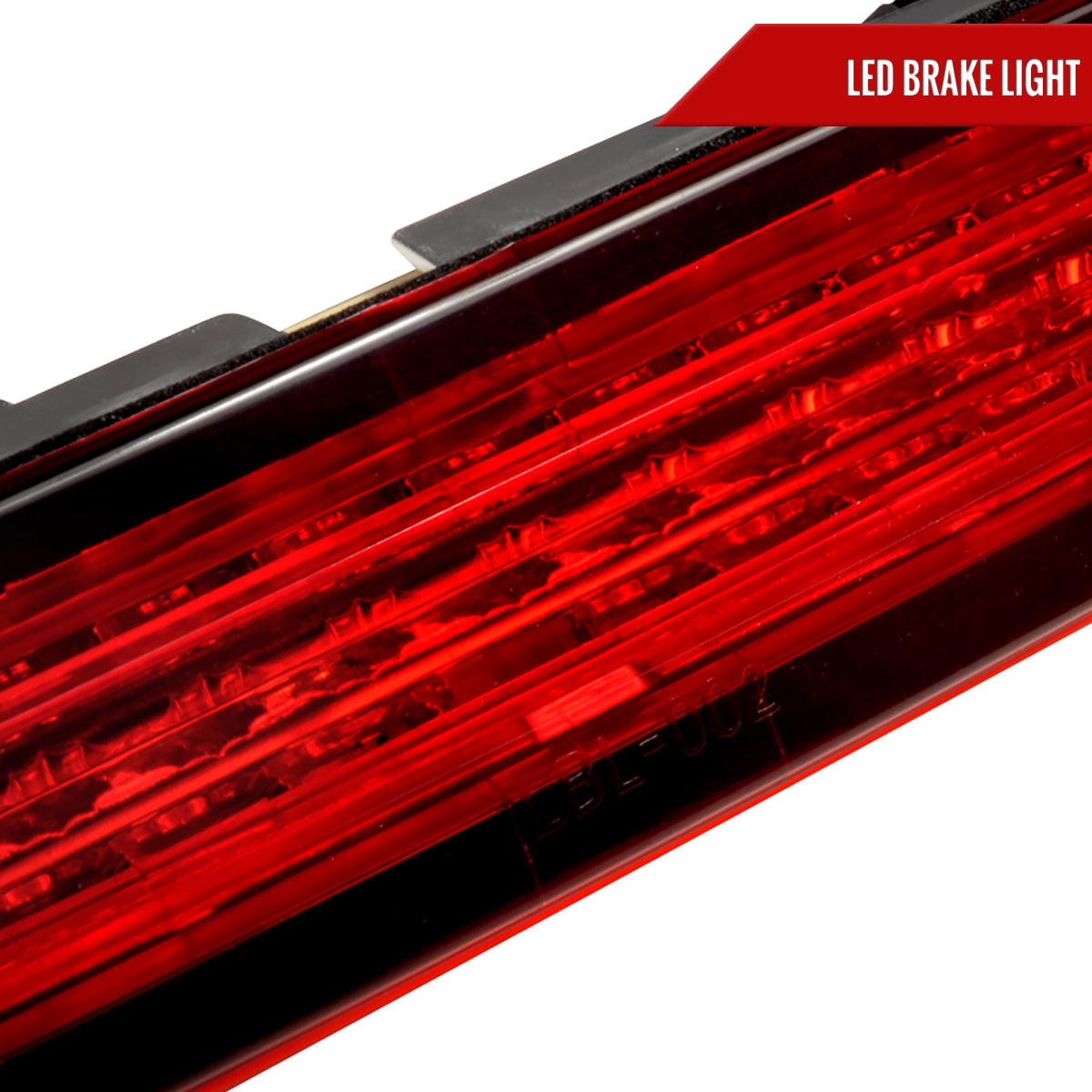 2005-2009 Ford Mustang LED 3rd Brake Light - APC (Chrome Housing/Red Lens)