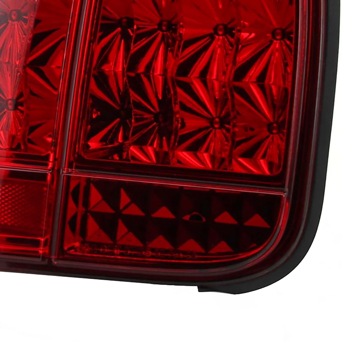 2005-2009 Ford Mustang Sequential LED Tail Lights (Chrome Housing/Red Lens)