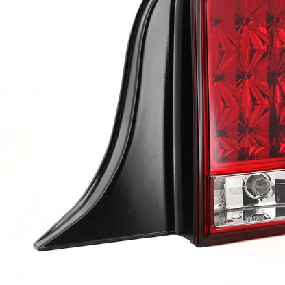 2005-2009 Ford Mustang Sequential LED Tail Lights (Chrome Housing/Red Lens)