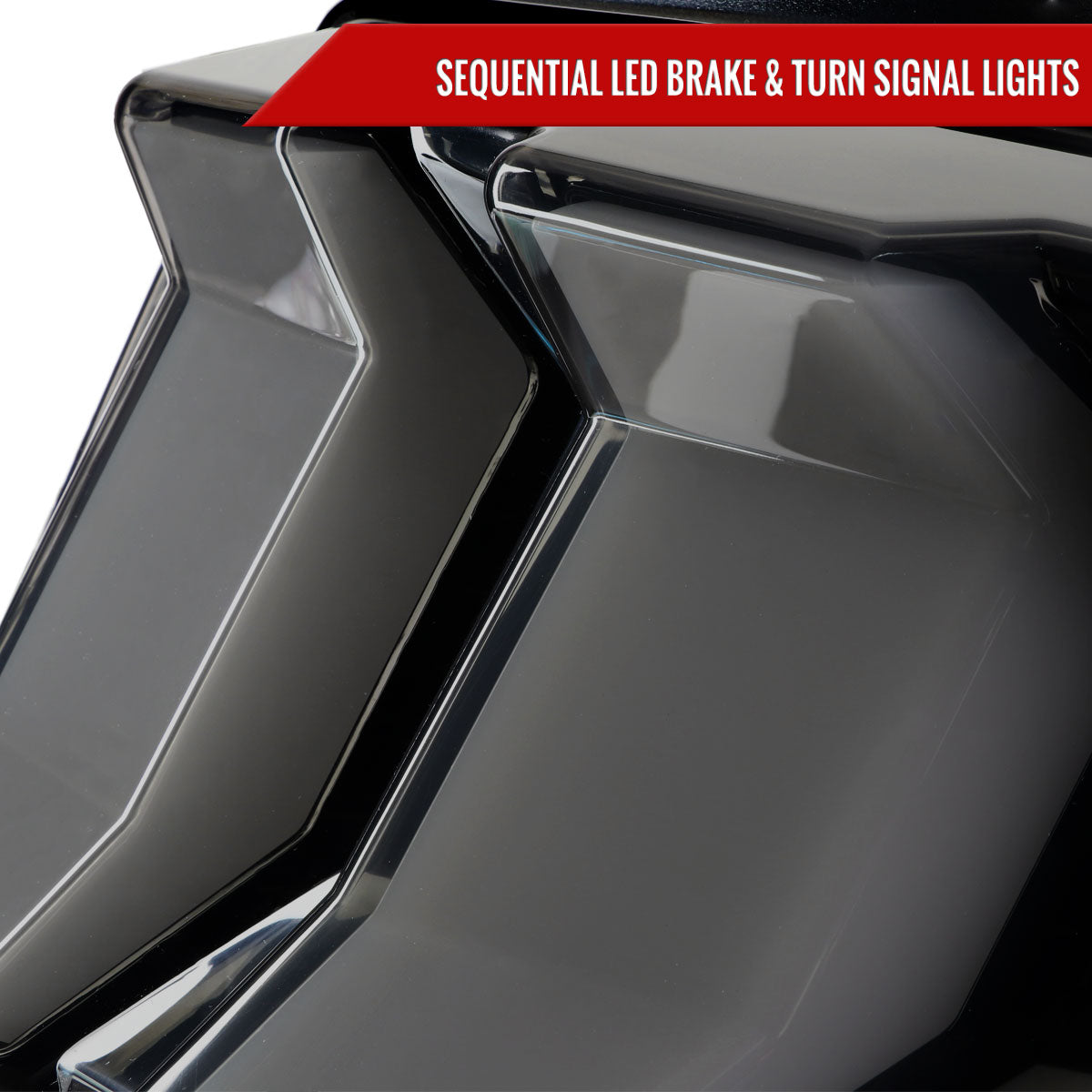 2010-2012 Ford Mustang Sequential LED Tail Lights (Glossy Black Housing/Smoked Lens)