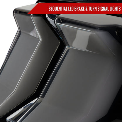 2010-2012 Ford Mustang Sequential LED Tail Lights (Glossy Black Housing/Smoked Lens)