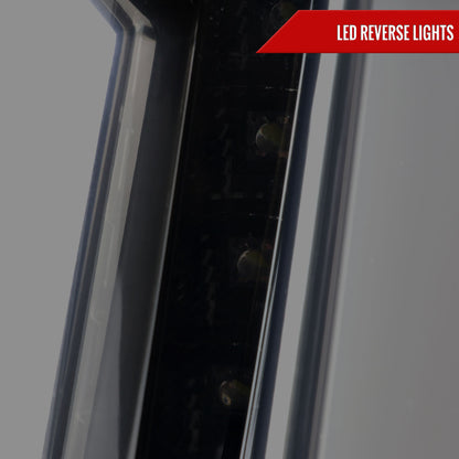 2010-2012 Ford Mustang Sequential LED Tail Lights (Glossy Black Housing/Smoked Lens)