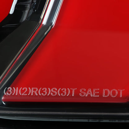 2010-2012 Ford Mustang Sequential LED Tail Lights (Jet Black Housing/Clear Lens)
