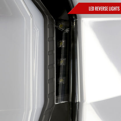 2010-2012 Ford Mustang Sequential LED Tail Lights (Matte Black Housing/Clear Lens)