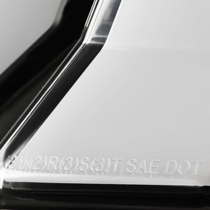 2010-2012 Ford Mustang Sequential LED Tail Lights (Matte Black Housing/Clear Lens)